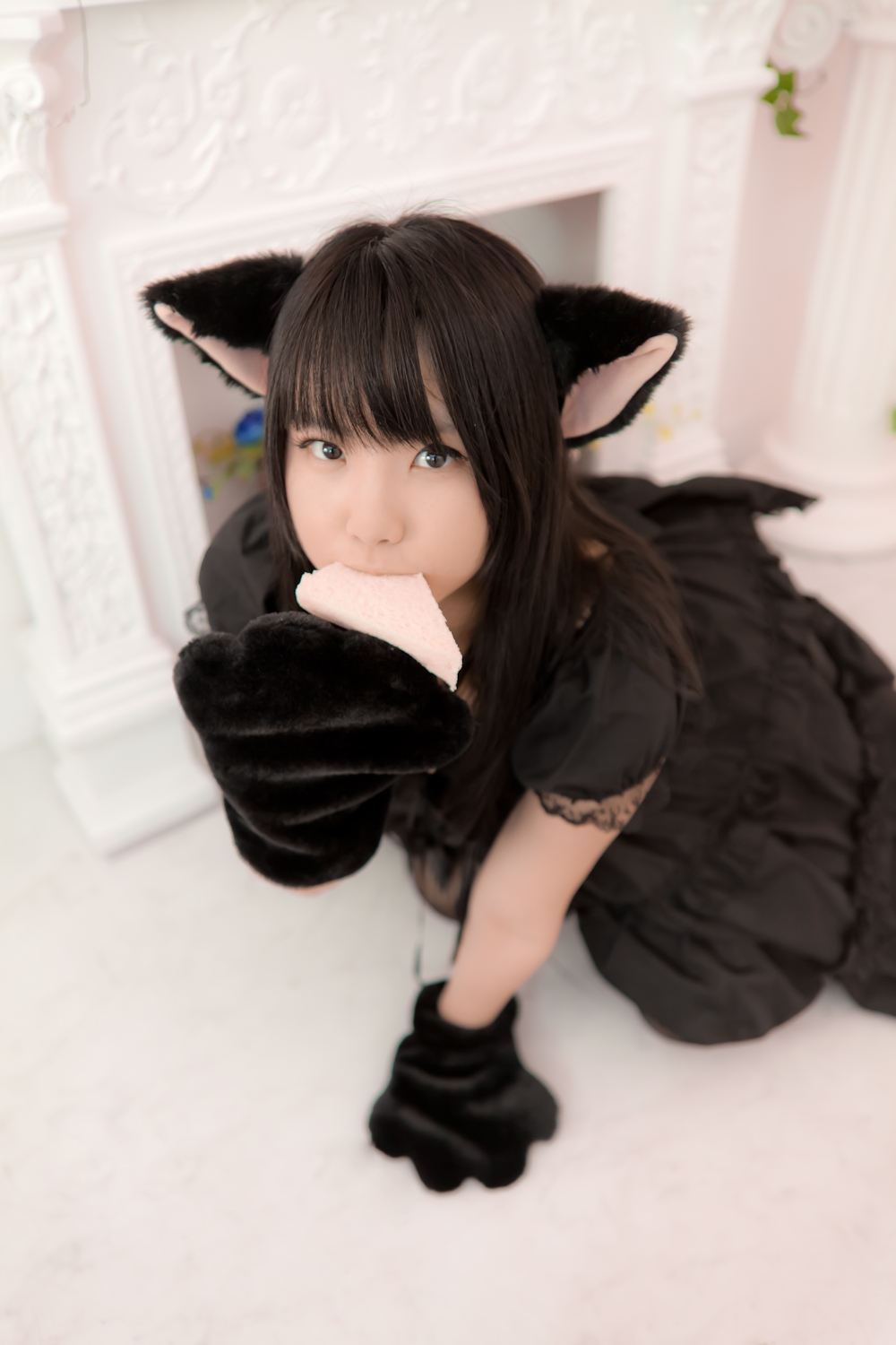 [enako] [enacat black] black silk cat girl(24)